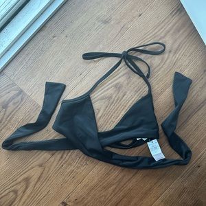Aerie black bathing suit top — brand new w tags